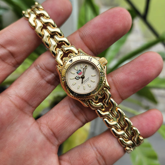 Tag Heuer Ladies S/EL Professional Gold Tone 28mm - Ivory Dial