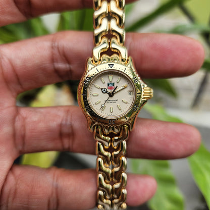 Tag Heuer Ladies S/EL Professional Gold Tone 28mm - Ivory Dial