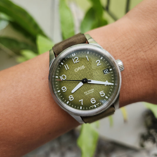 Oris Big Crown ProPilot Okavango Air Rescue Limited Edition in Green Fume Dial 41mm - Complete Set (Brand New)