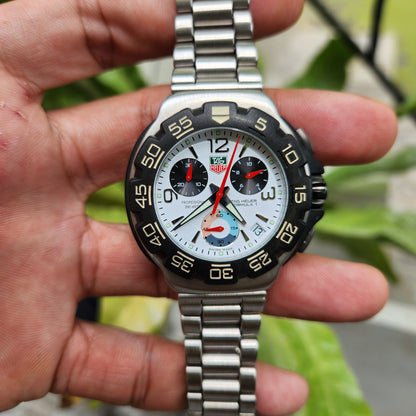 Tag Heuer F1 Chronograph White Dial 40mm