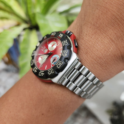 Tag Heuer F1 Chronograph Red Dial 40mm
