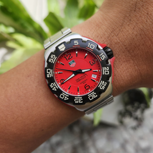 Tag Heuer F1 Red Dial 40mm