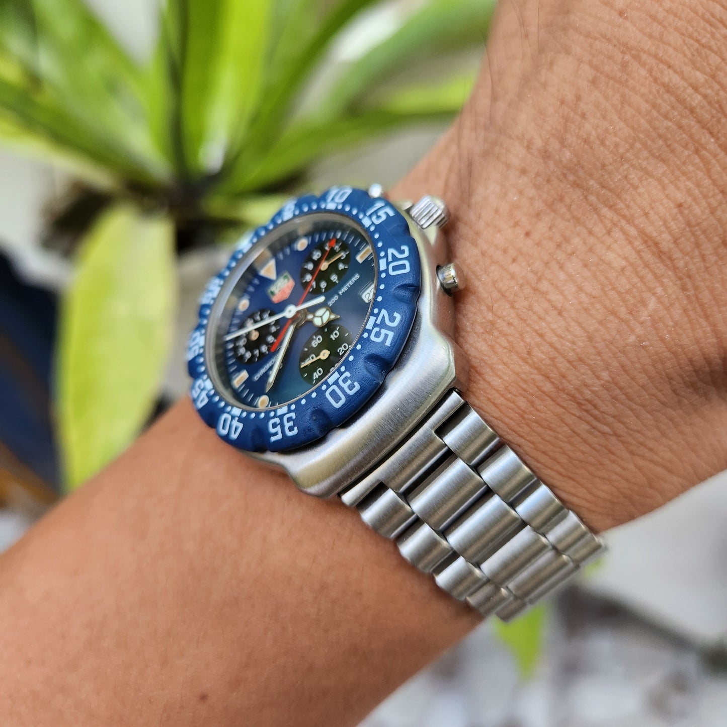 Tag Heuer F1 Chronograph Blue Dial 38mm - Complete Set