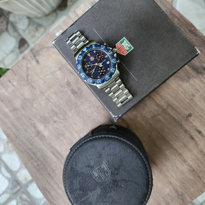Tag Heuer F1 Chronograph Blue Dial 38mm - Complete Set