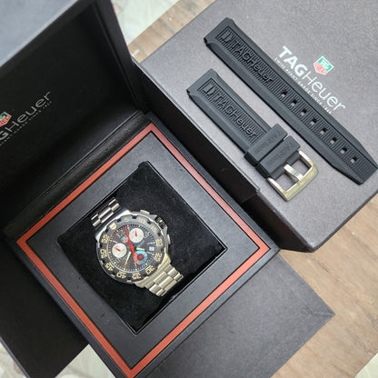 Tag Heuer F1 Chronograph 40mm Black Dial