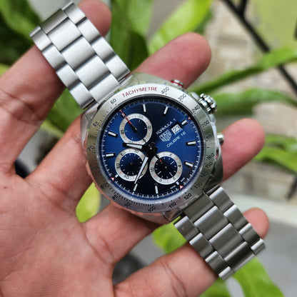 Tag Heuer F1 Chronograph Calibre 16 Irisdescent Blue Dial 44mm