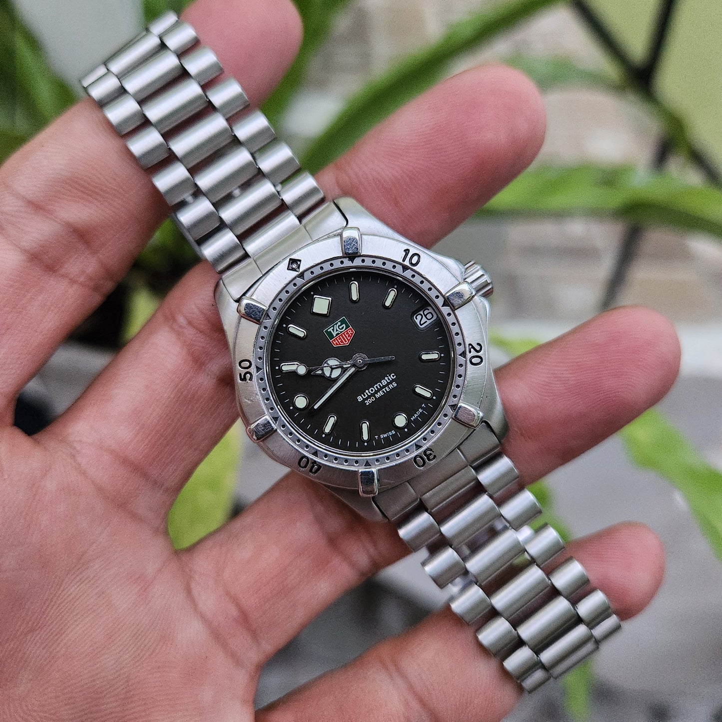 Tag Heuer Professional 2000 Series Automatic Dark Gray Dial Midsize 36mm