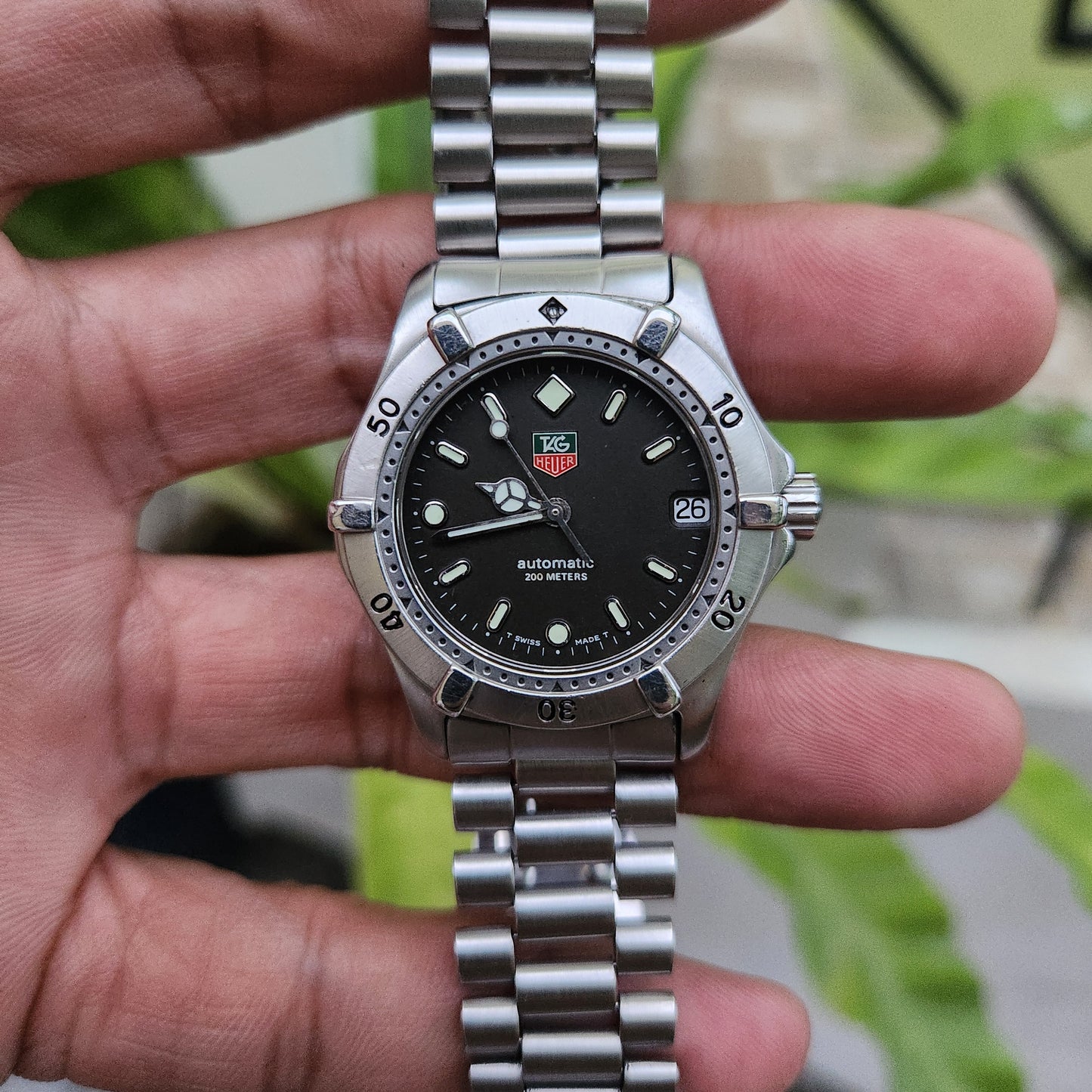 Tag Heuer Professional 2000 Series Automatic Dark Gray Dial Midsize 36mm