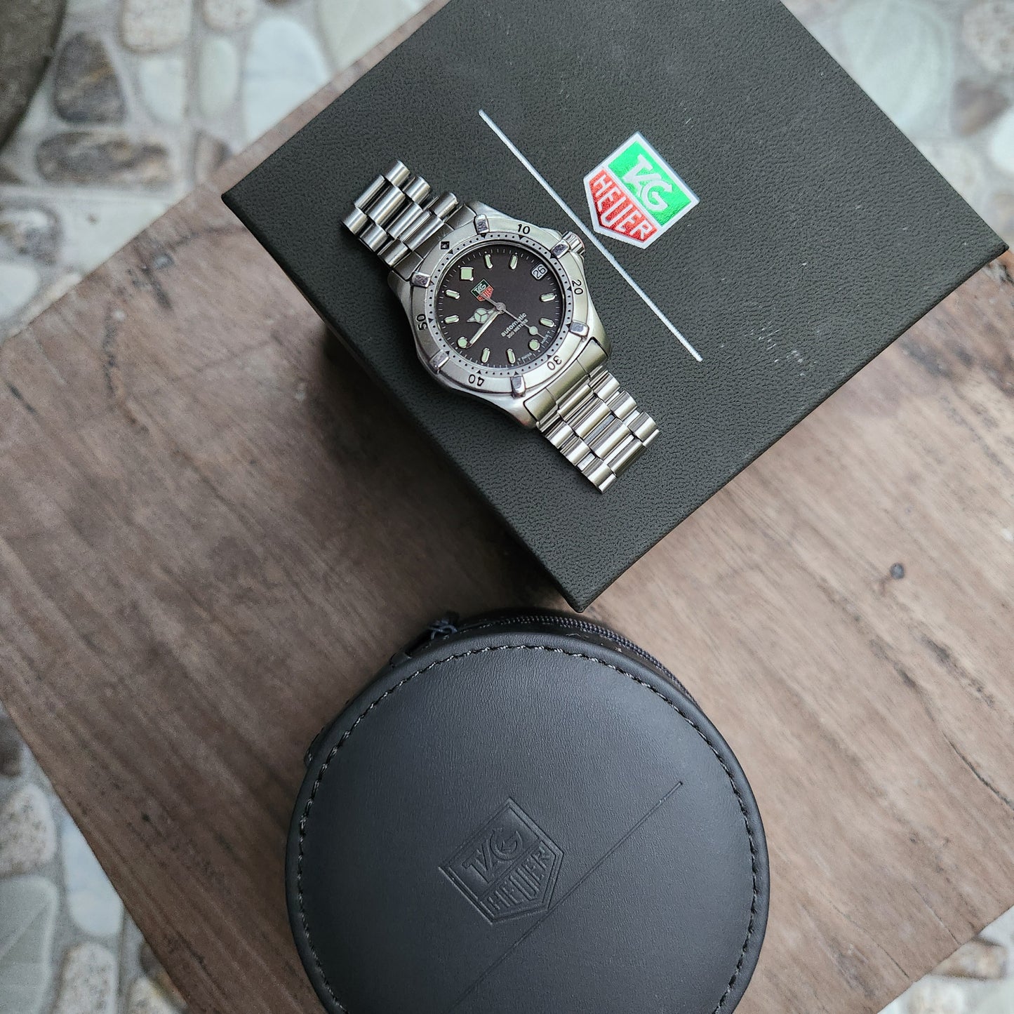 Tag Heuer Professional 2000 Series Automatic Dark Gray Dial Midsize 36mm