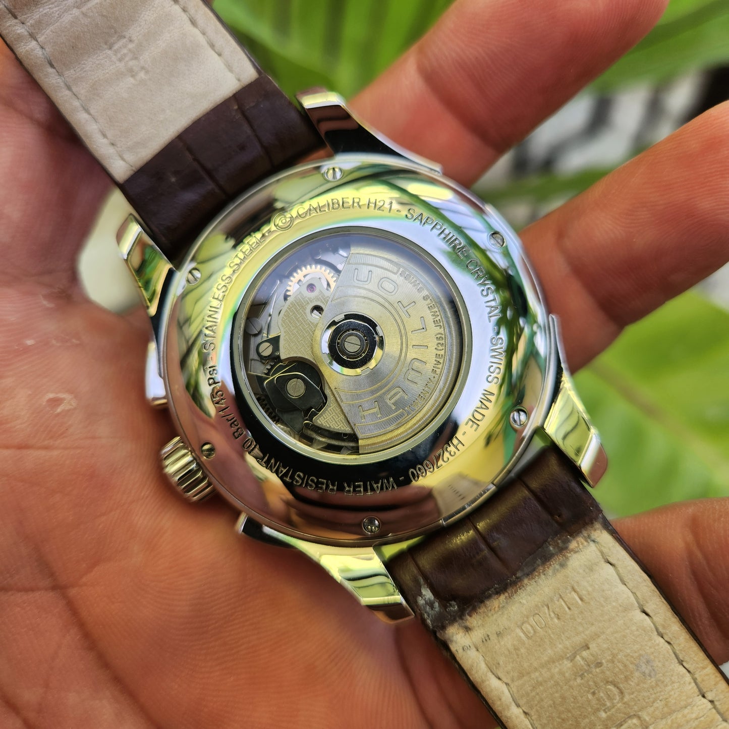 Hamilton Jazzmaster Maestro Auto Chrono in White Dial 45mm