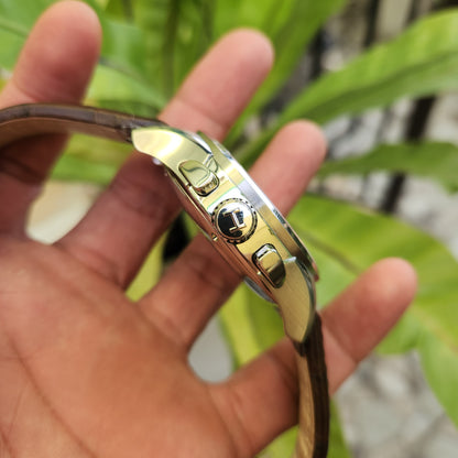 Hamilton Jazzmaster Maestro Auto Chrono in White Dial 45mm