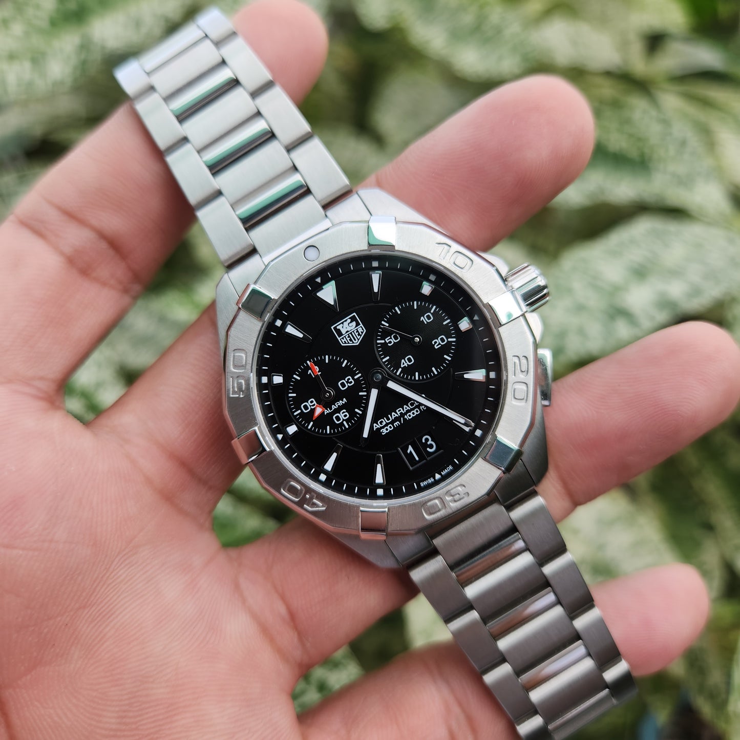 Tag Heuer Aquaracer Alarm Black Dial 41mm