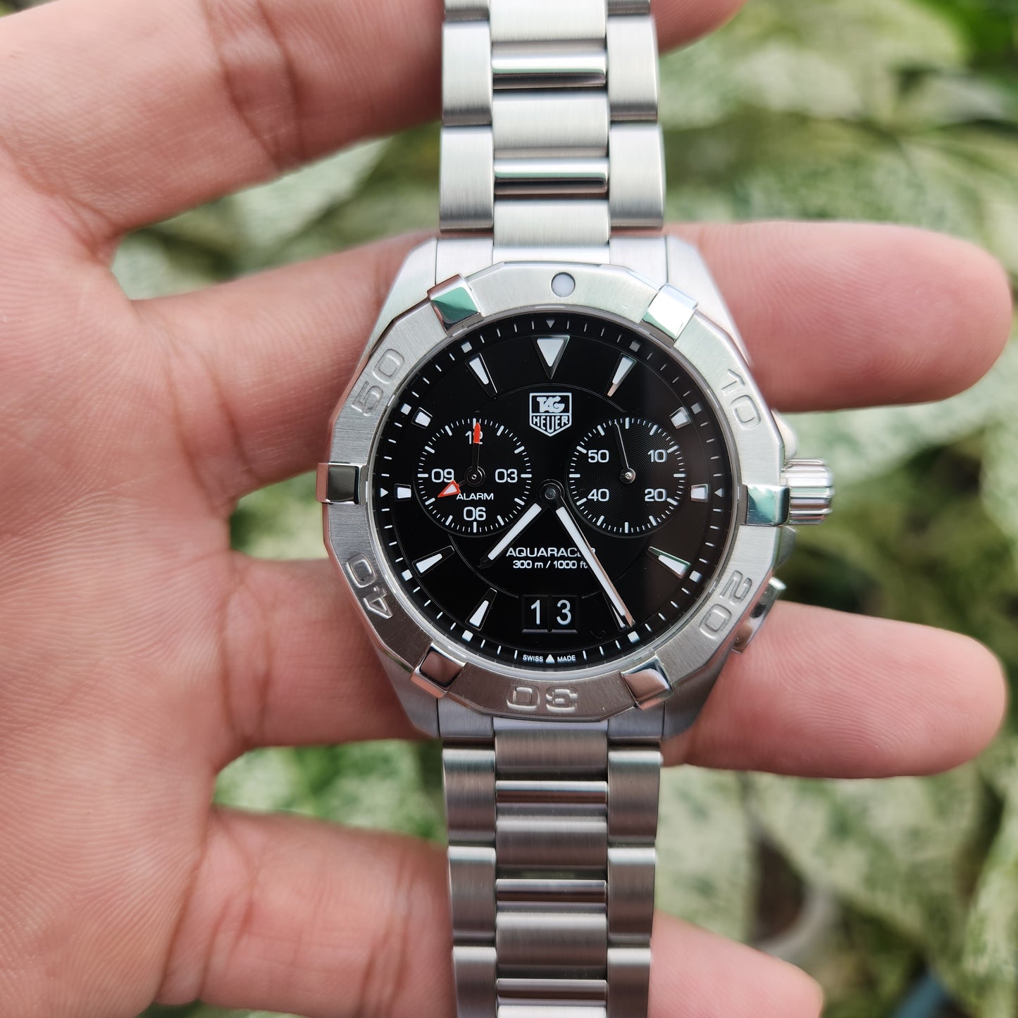 Tag Heuer Aquaracer Alarm Black Dial 41mm