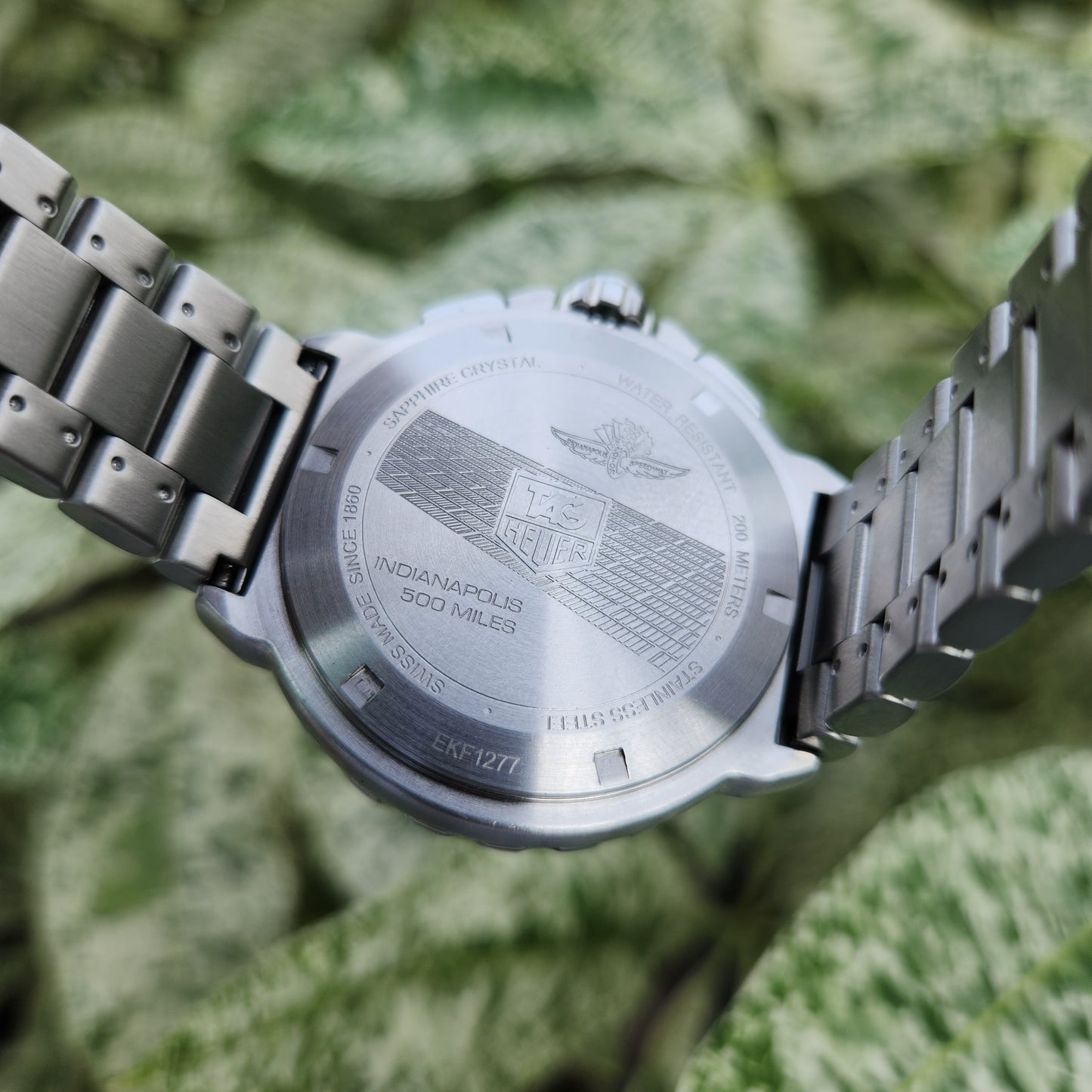 Tag Heuer F1 Chronograph INDY 500 Anthracite Sunray Grey Dial 42mm