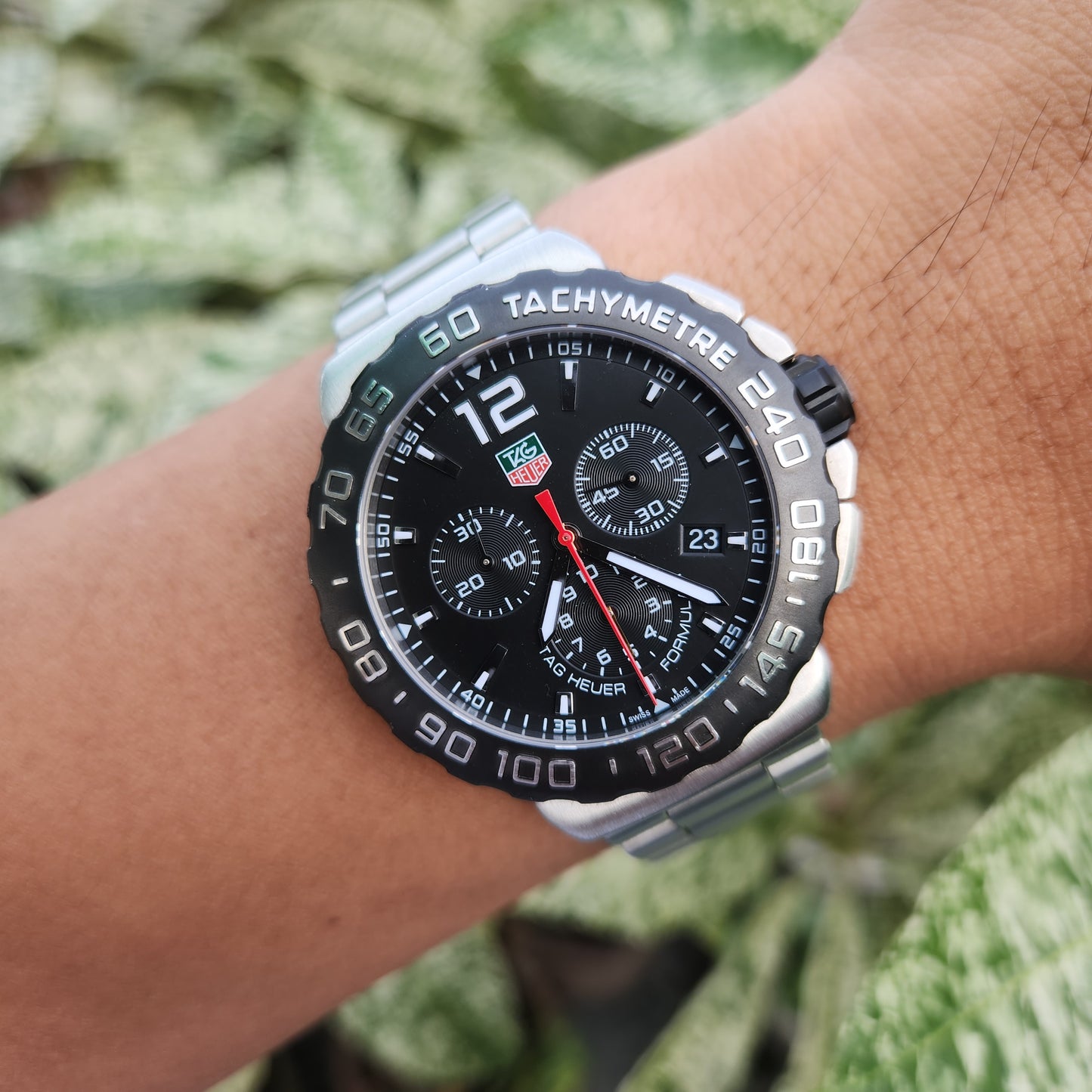 Tag Heuer F1 Chronograph Black Dial 42mm - Complete Set