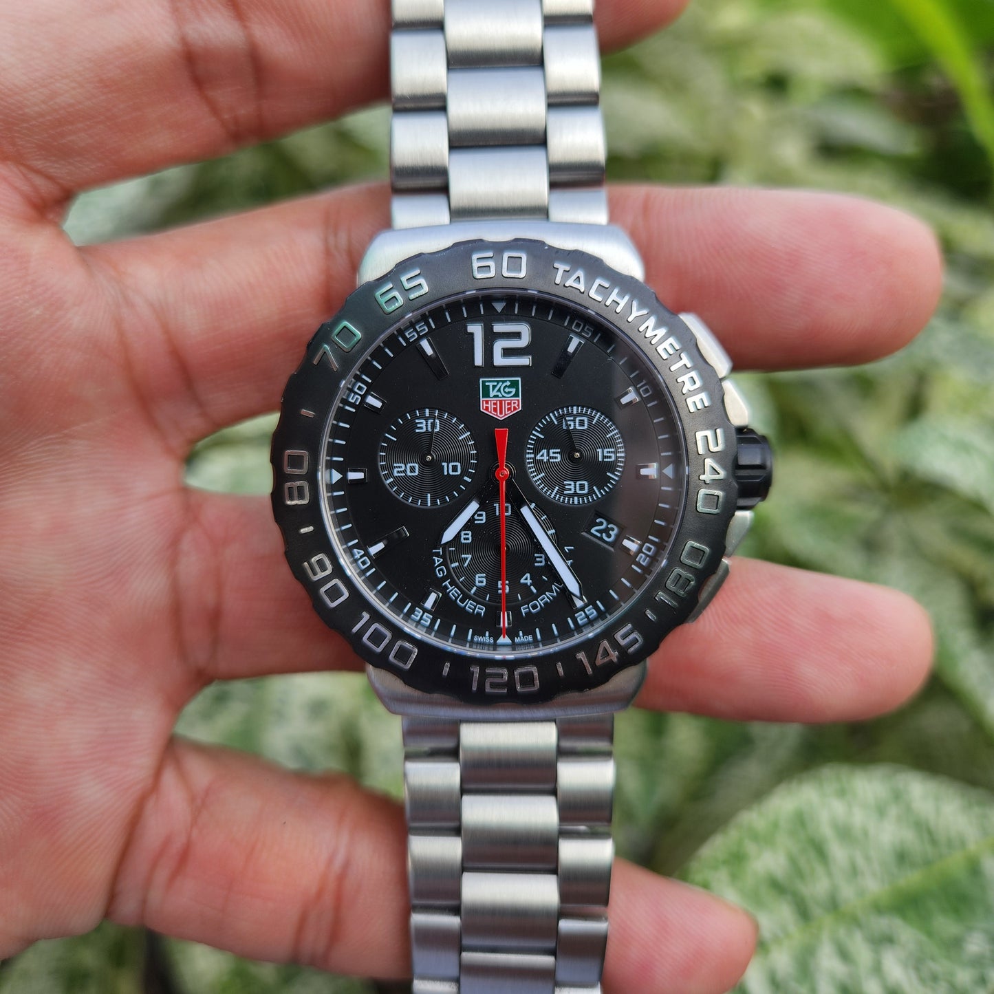 Tag Heuer F1 Chronograph Black Dial 42mm - Complete Set