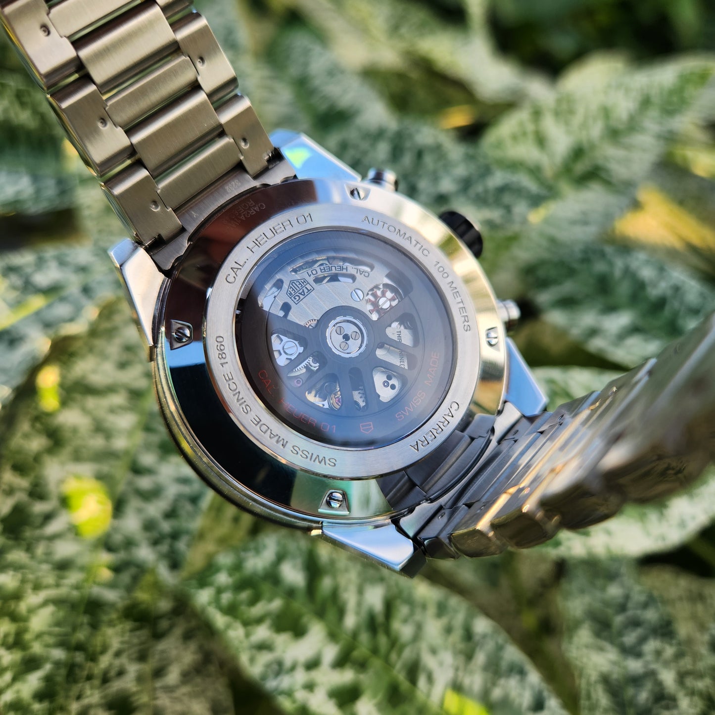 Tag Heuer Carerra Heuer 01 Chronograph Ceramic Bezel in Skeleton Dial 43mm - Complete Set