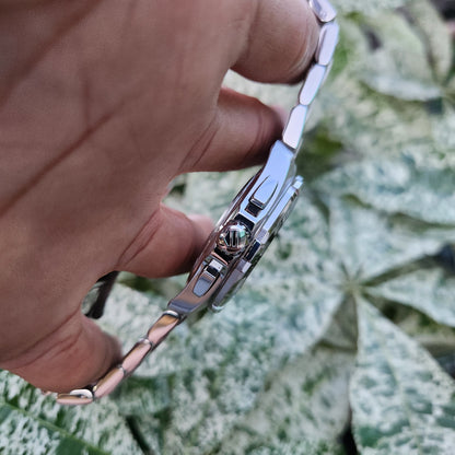 Tag Heuer Aquaracer Chronograph Steel Alu Bezel in Black Dial 43mm