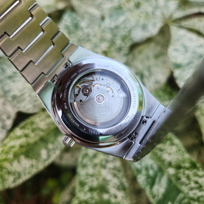 Tissot PRX Powermatic 80 Blue Waffle Dial 40mm - Complete Set