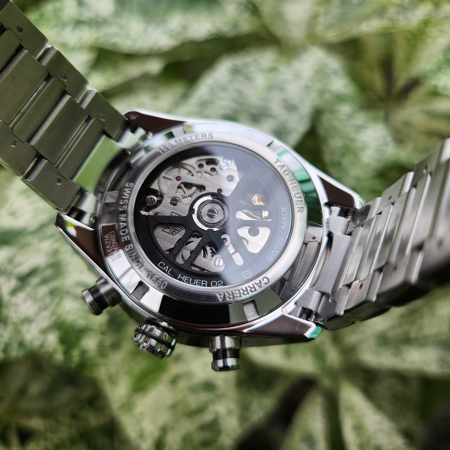 Tag Heuer Carrera Heuer 02 Chronograph Ceramic Bezel in Black Dial 44mm - Complete Set