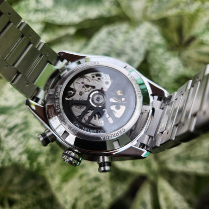 Tag Heuer Carrera Heuer 02 Chronograph Ceramic Bezel in Black Dial 44mm - Complete Set