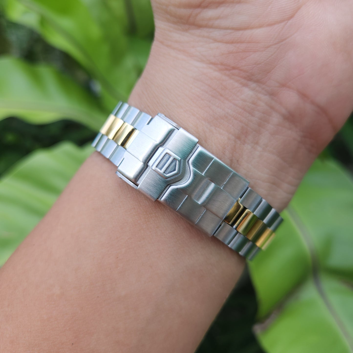 Tag Heuer Professional Chronograph Vintage Two-Tone 38mm Black Dial