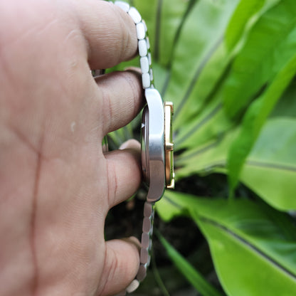 Tag Heuer Professional Chronograph Vintage Two-Tone 38mm Black Dial