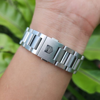 Tag Heuer Grand Carrera Calibre 8 Grande Date GMT Chronometer in Silver Dial 42.5mm - Complete Set