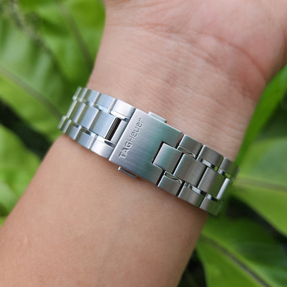 Tag Heuer Carrera Calibre 1887 Chronograph Steel Bezel in Silver Dial 41mm - Complete Set