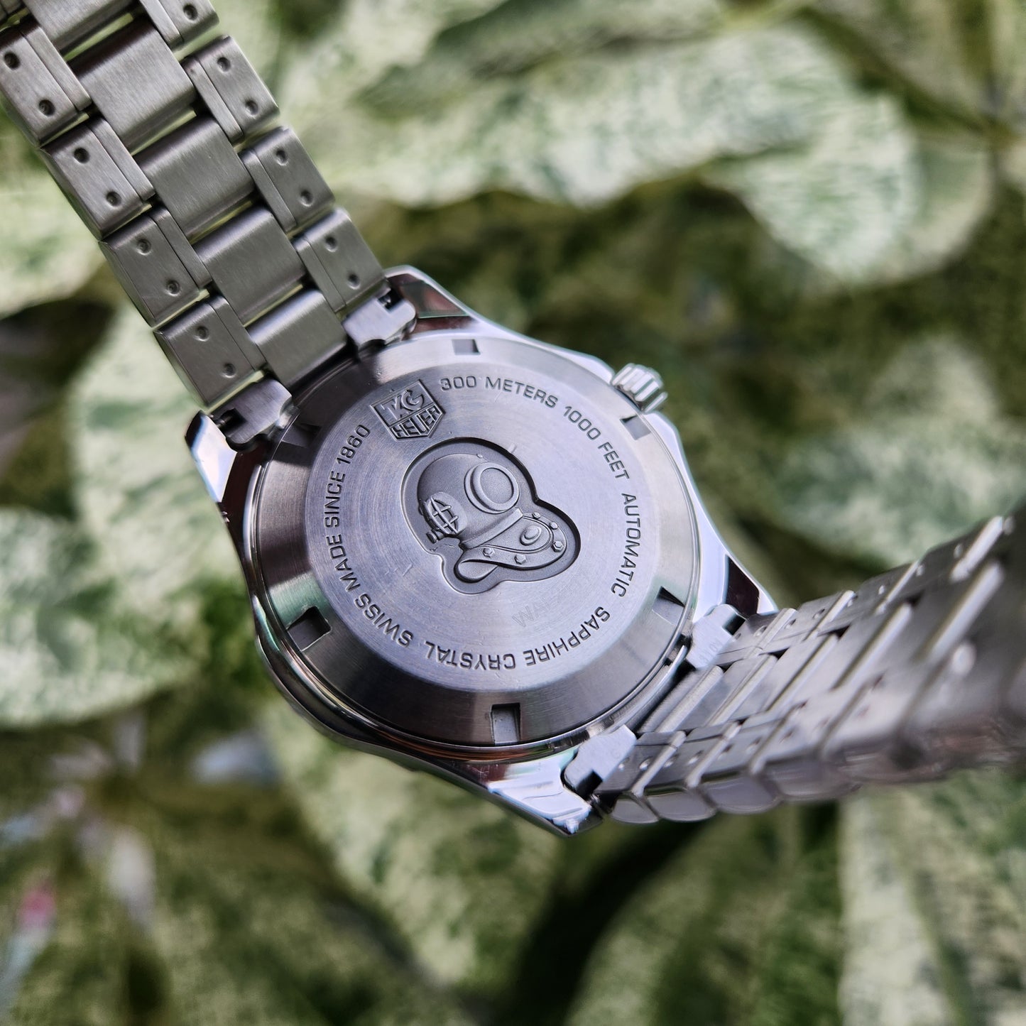 Tag Heuer Aquaracer Calibre 5 White/Silver Waffle Dial 39mm