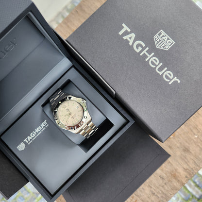 Tag Heuer Aquaracer Calibre 5 White/Silver Waffle Dial 39mm