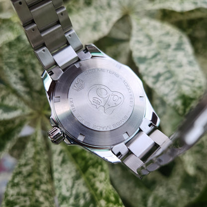 Tag Heuer Aquaracer 300M Steel Alu Bezel in Blue Dial 41mm