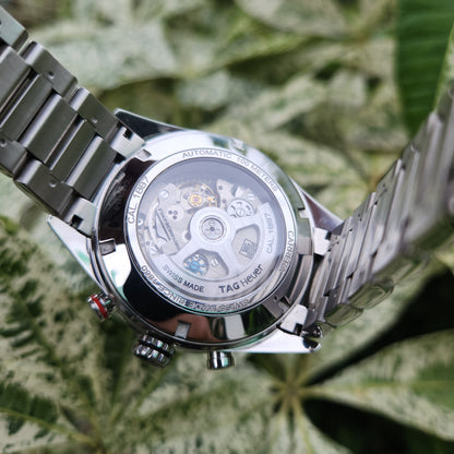 Tag Heuer Carerra Calibre 1887 Chronograph Ceramic Bezel in Black Dial 43mm