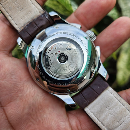 Hamilton Jazzmaster Maestro Auto Chrono in White Dial 45mm