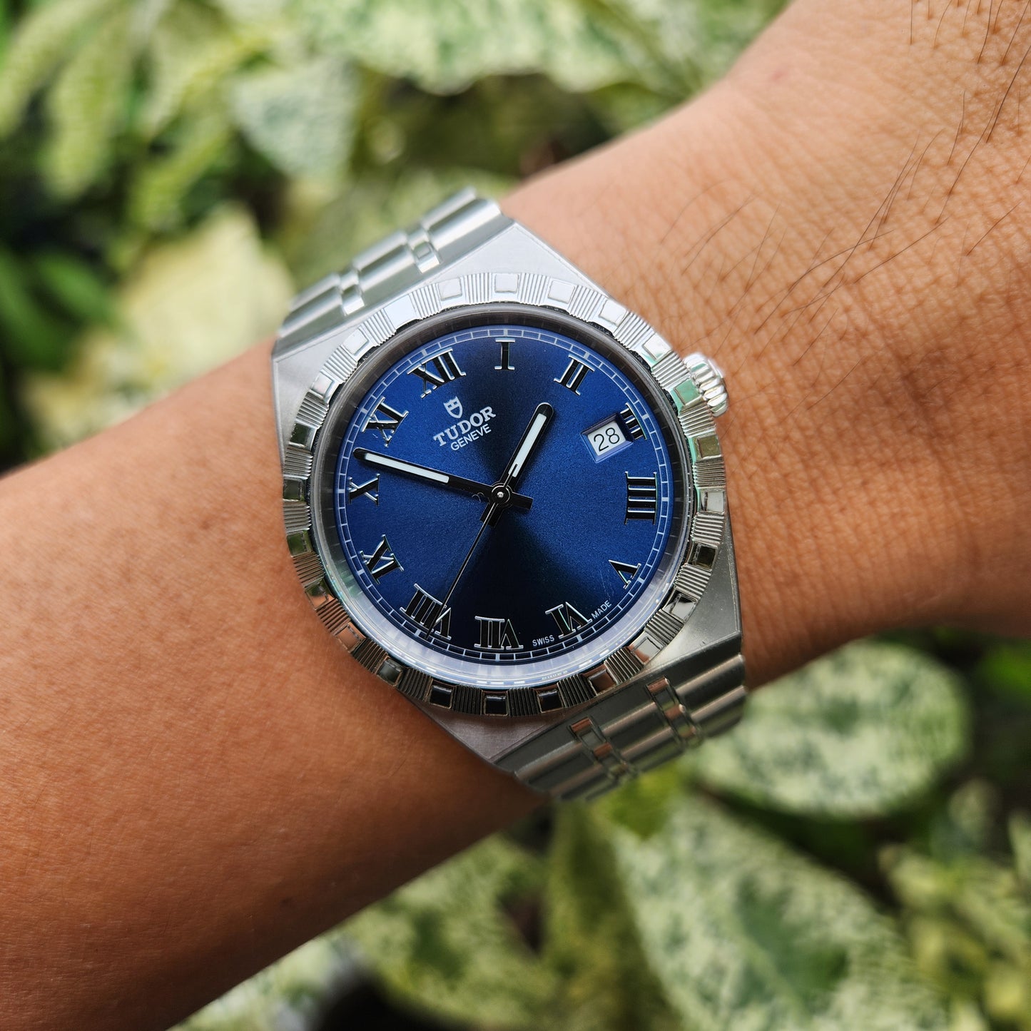 Tudor Royal Chronometer 38mm Sunray Blue Dial - Complete Set