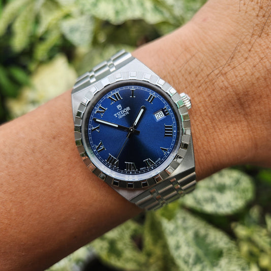 Tudor Royal Chronometer 38mm Sunray Blue Dial - Complete Set