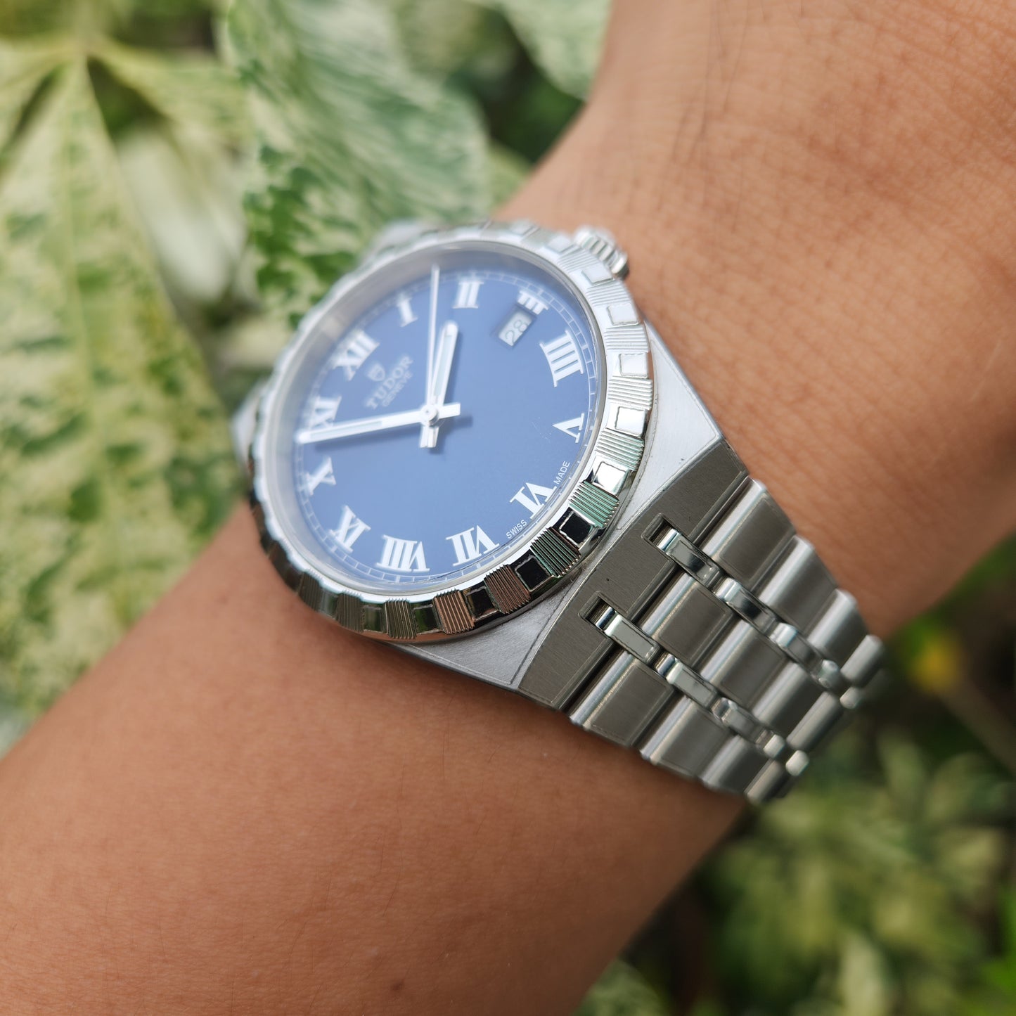 Tudor Royal Chronometer 38mm Sunray Blue Dial - Complete Set