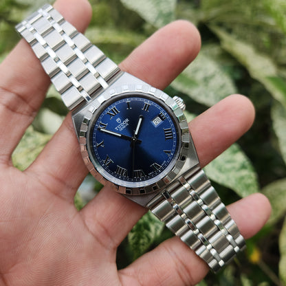 Tudor Royal Chronometer 38mm Sunray Blue Dial - Complete Set