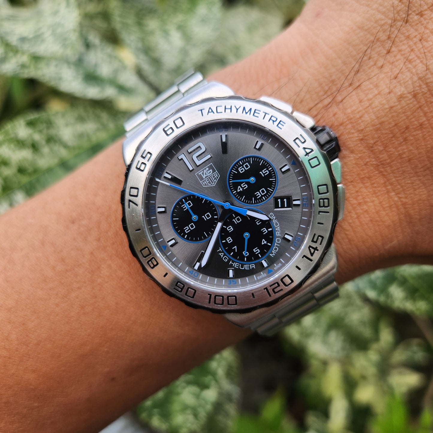 Tag Heuer F1 Chronograph FIM Moto Racing Edition Anthracite Grey Dial 42mm - Complete Set