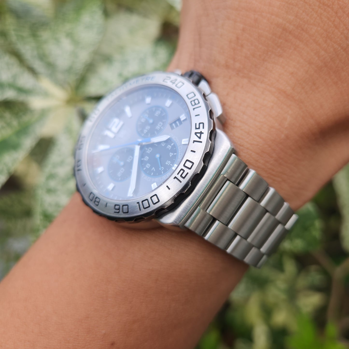 Tag Heuer F1 Chronograph FIM Moto Racing Edition Anthracite Grey Dial 42mm - Complete Set