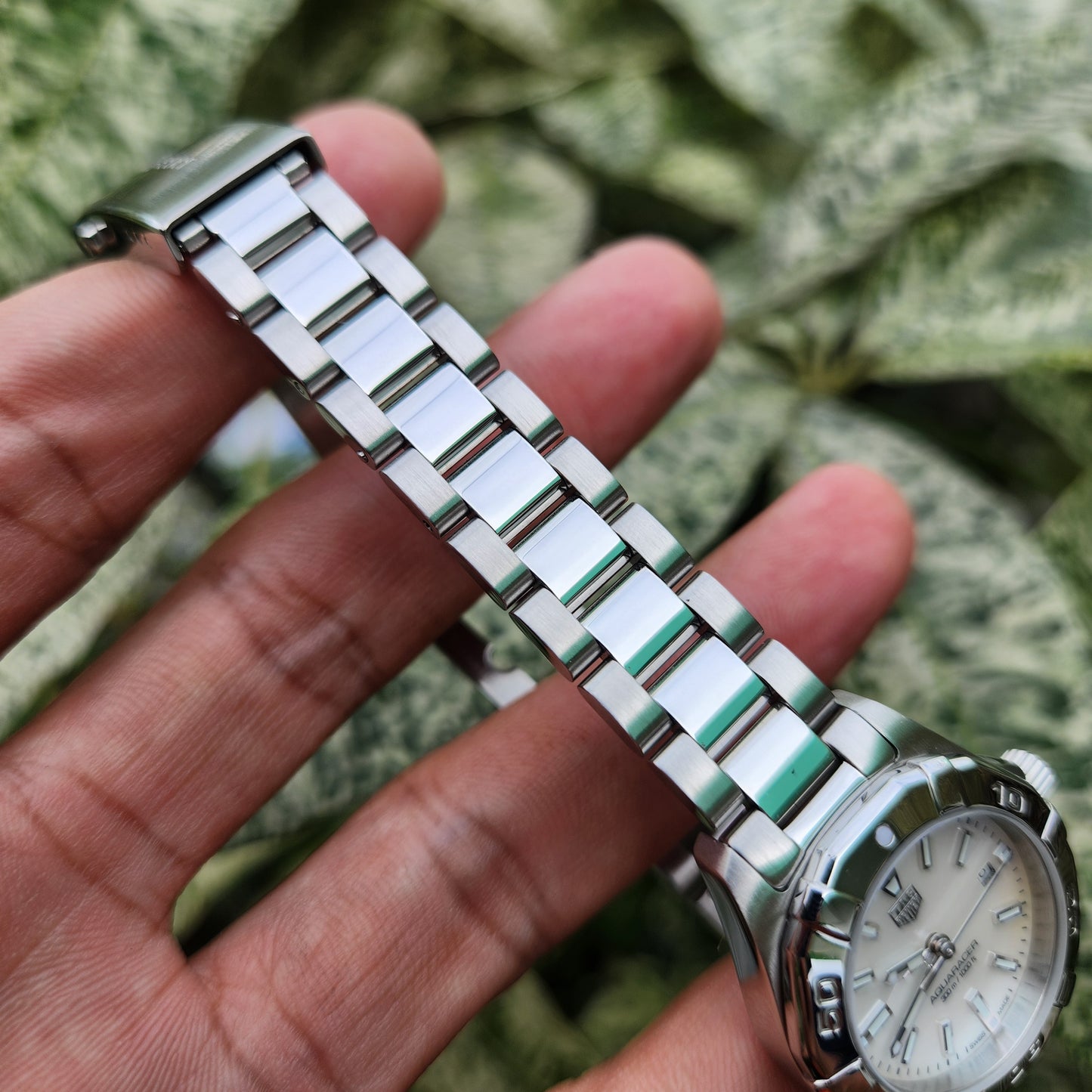 Tag Heuer Ladies Aquaracer Mother of Pearl White Dial 27mm - Complete Set