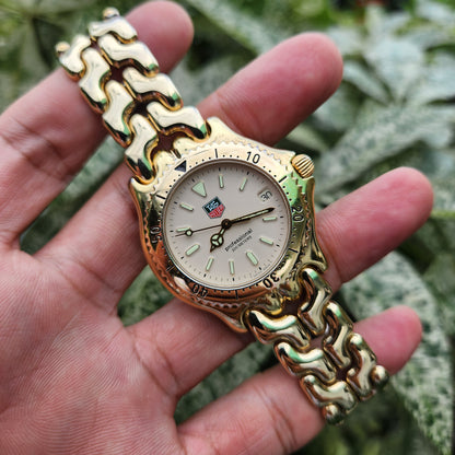 Tag Heuer Ladies S/EL Professional Gold Tone 38mm - Ivory Dial