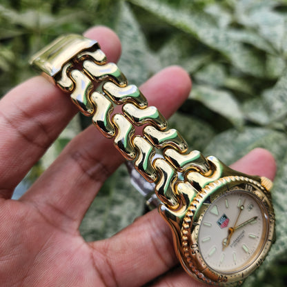 Tag Heuer Ladies S/EL Professional Gold Tone 38mm - Ivory Dial