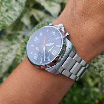 Certina DS Action Podium GMT Chronograph Black Dial 42mm - Complete Set