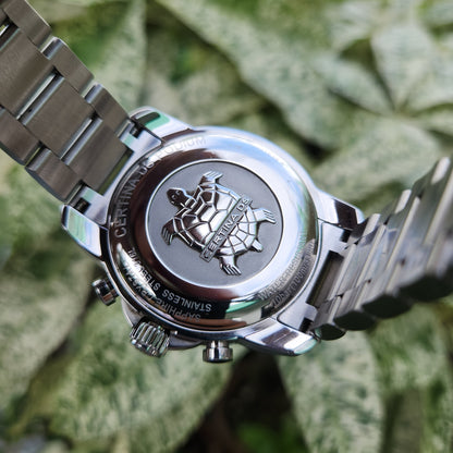 Certina DS Action Podium GMT Chronograph Black Dial 42mm - Complete Set