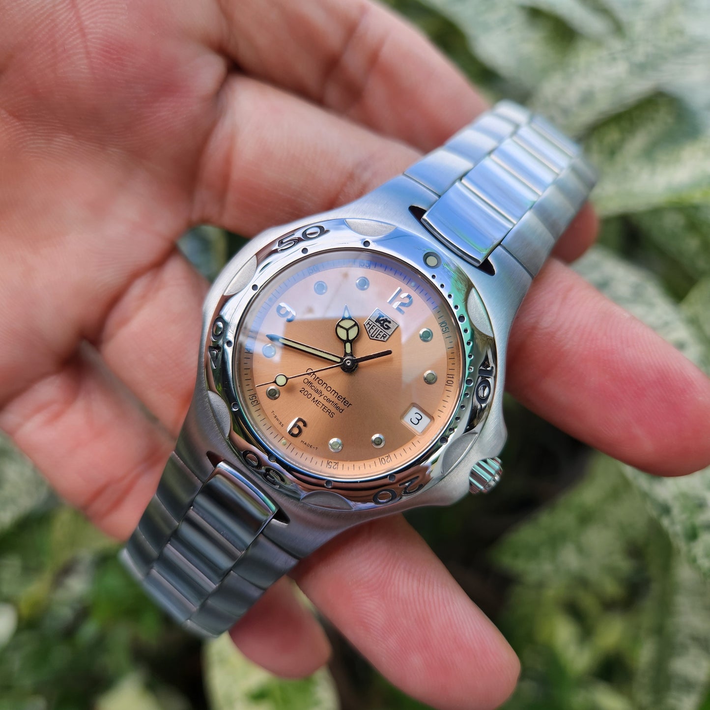 Tag Heuer Kirium Automatic Chronometer Midsize Salmon Dial 37mm