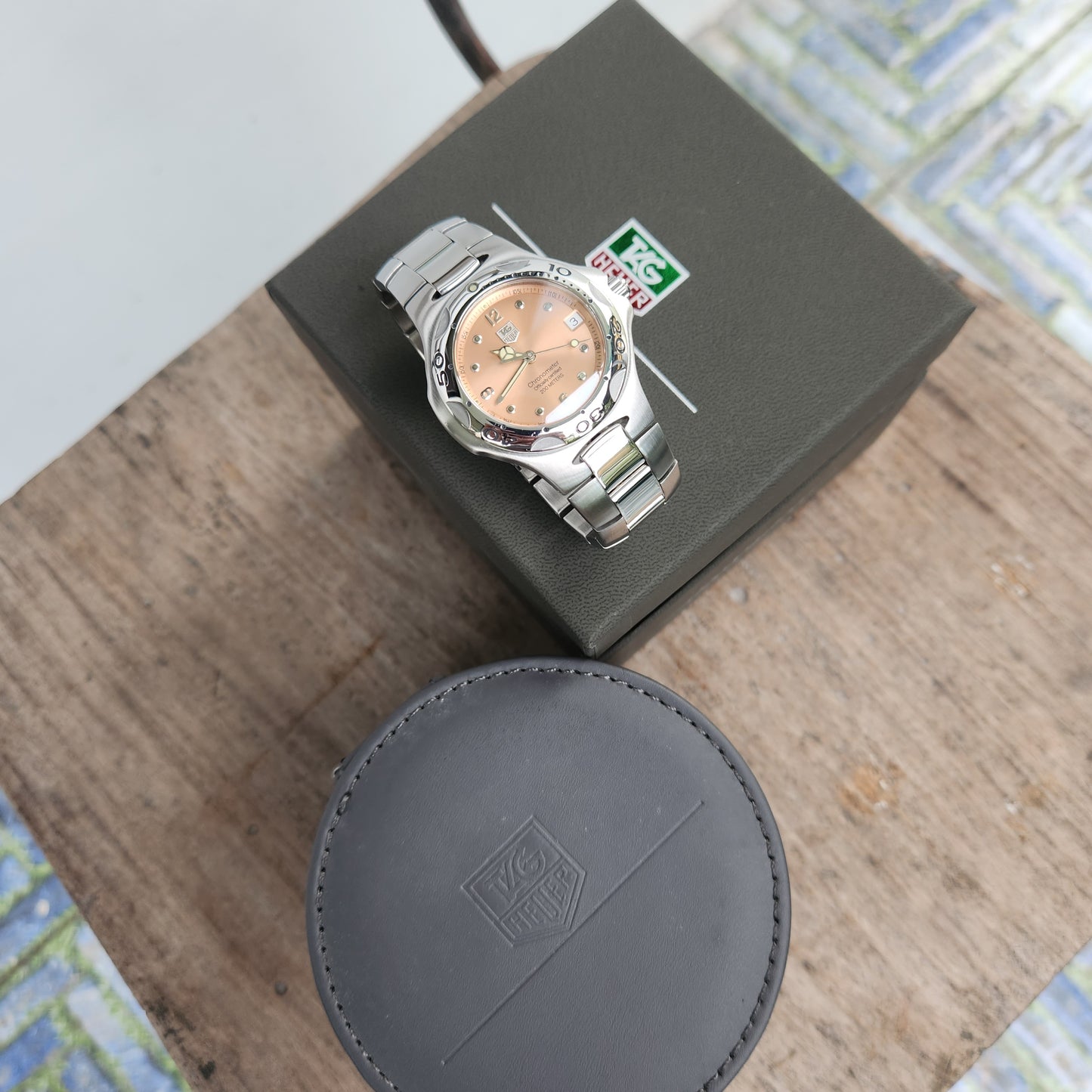 Tag Heuer Kirium Automatic Chronometer Midsize Salmon Dial 37mm