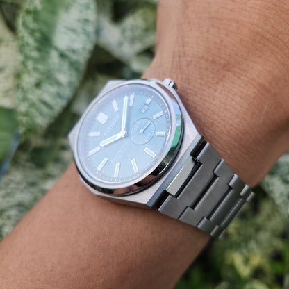 Citizen Zenshin Super Titanium Small Seconds 40.5mm in Textured Green Dial - Complete Set