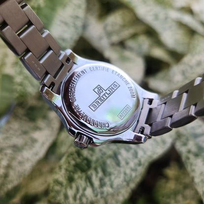 Breitling Colt Lady Chronometer Stratus Silver Dial 33mm - Complete Set