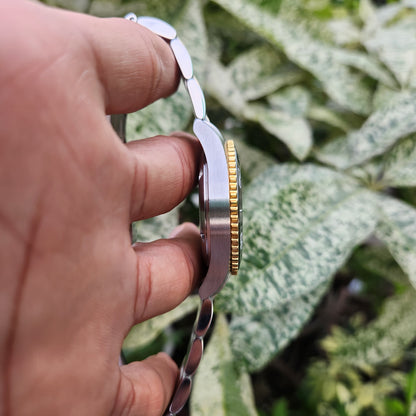 Longines HydroConquest Green Ceramic Bezel with Yellow Gold Accents in Green Matte Dial 41mm